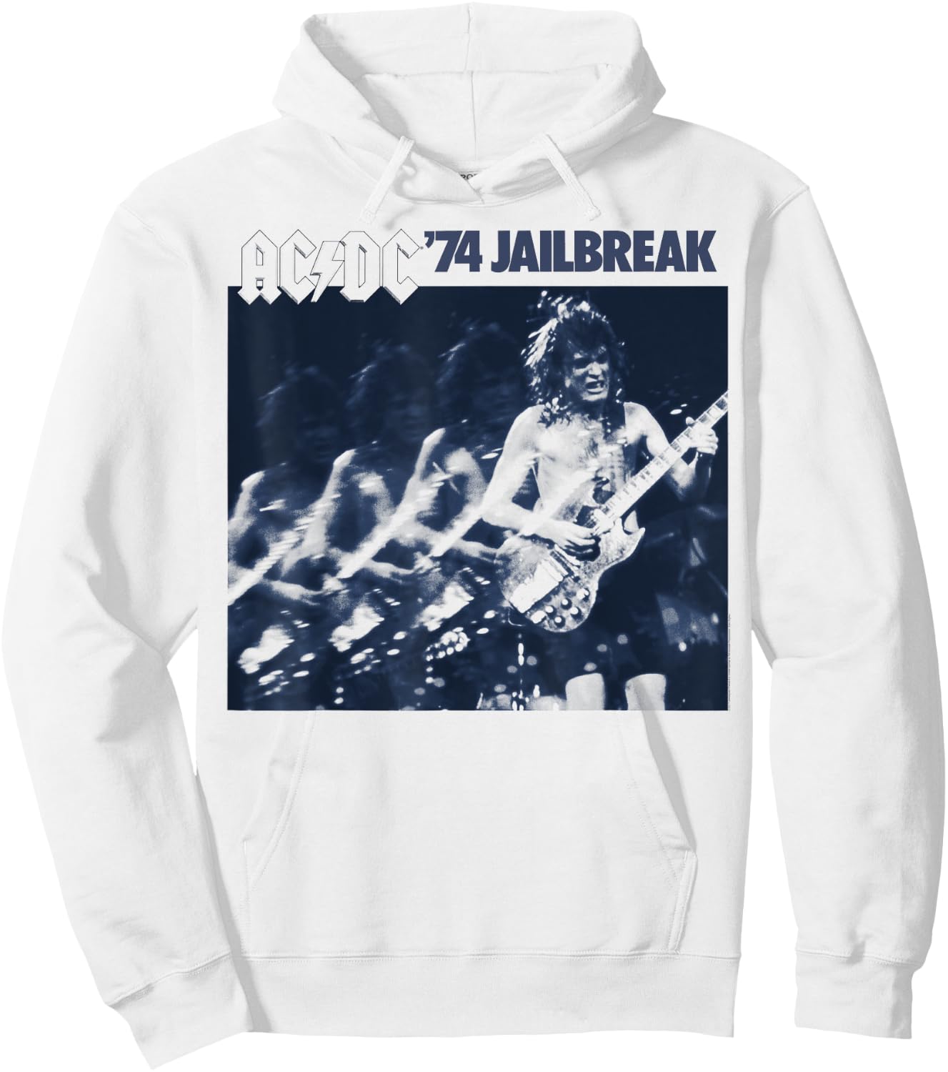 AC/DC - The cover of the 1974 EP Jailbreak has disappeared Hoodie - Hoodie | White