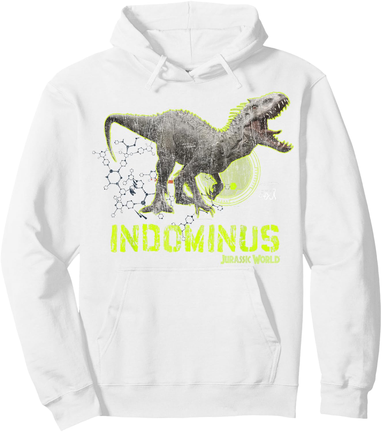 Jurassic World Indominus Rex DNA Tech Hoodie - Hoodie | White