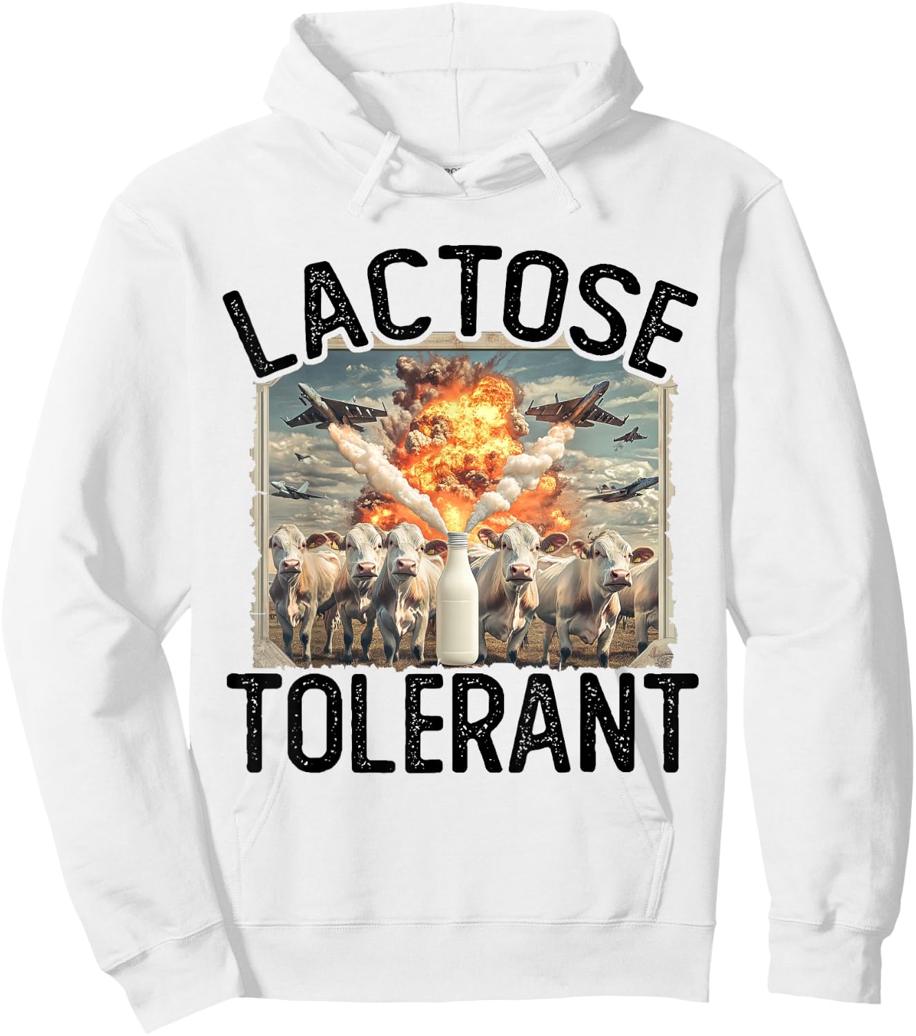 Lactose Tolerant | Milk Lover | Pro Dairy Hoodie - Hoodie | White