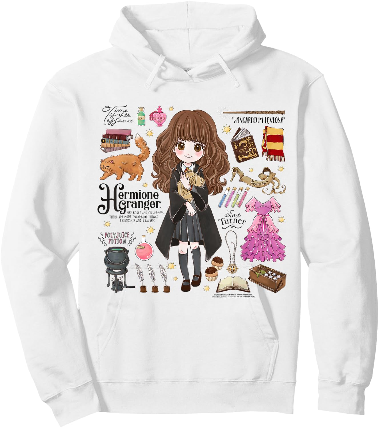 Harry Potter Everything That is Hermione Granger Hoodie - Hoodie | White