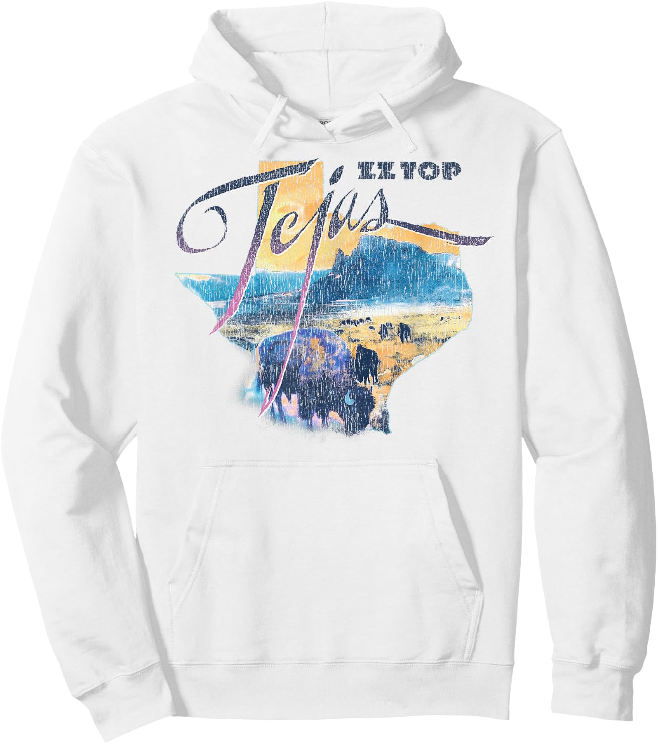 ZZ Top Tejas , white, S Hoodie - Hoodie | White