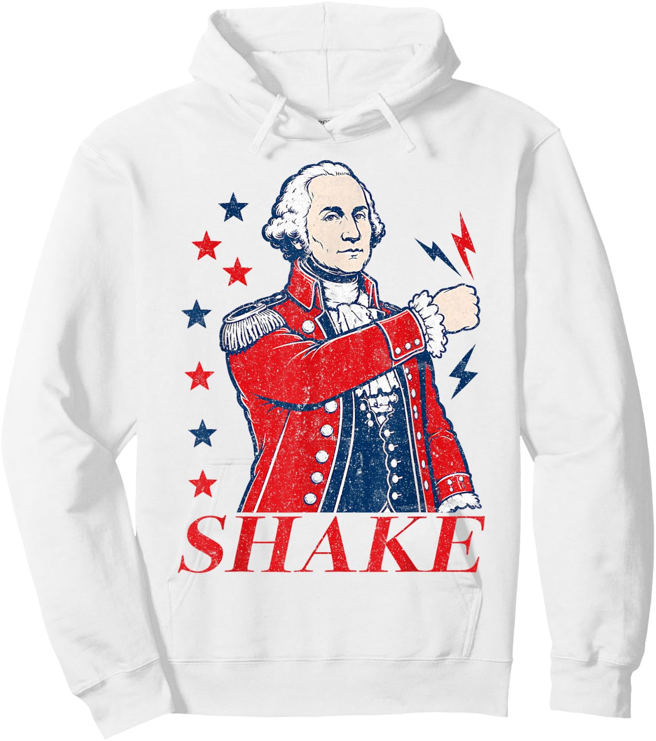 Funny Shake and Bake 4th of July Couple Matching Hoodie - Hoodie | White
