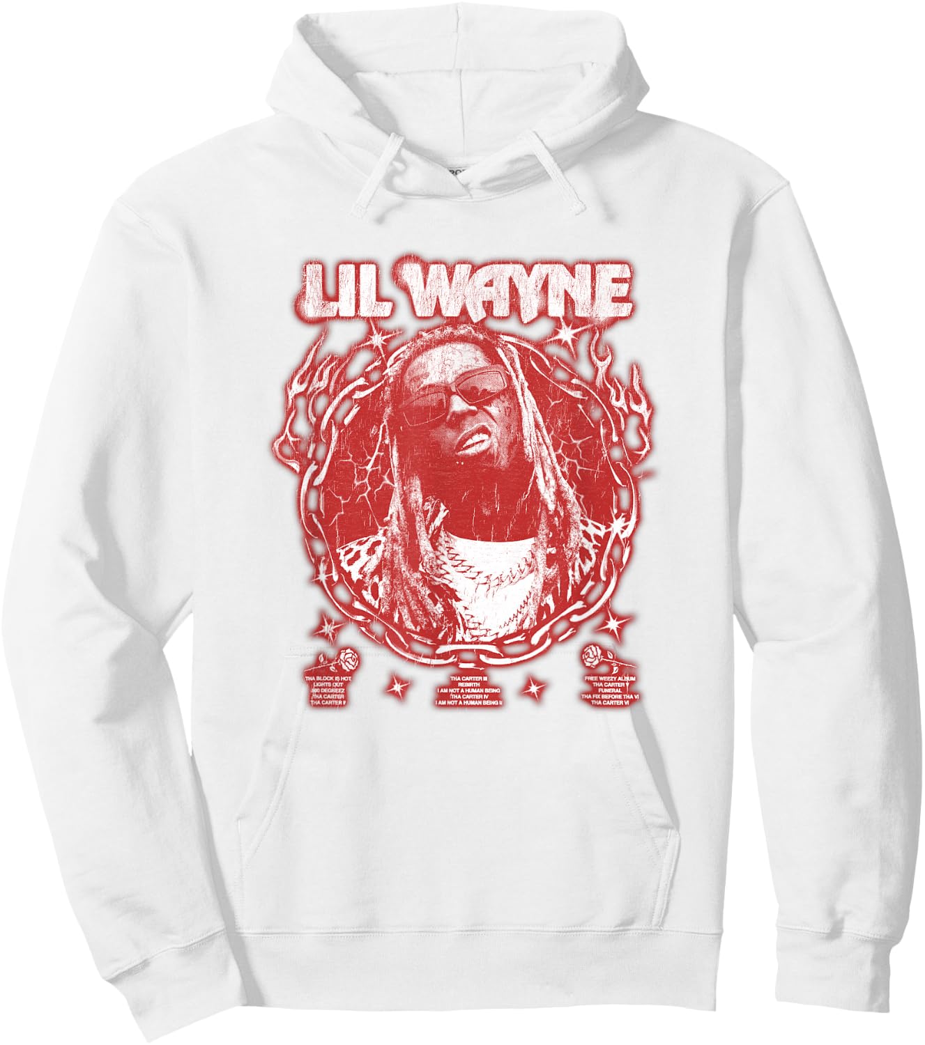 Lil Wayne Bling Official Hoodie - Hoodie | White