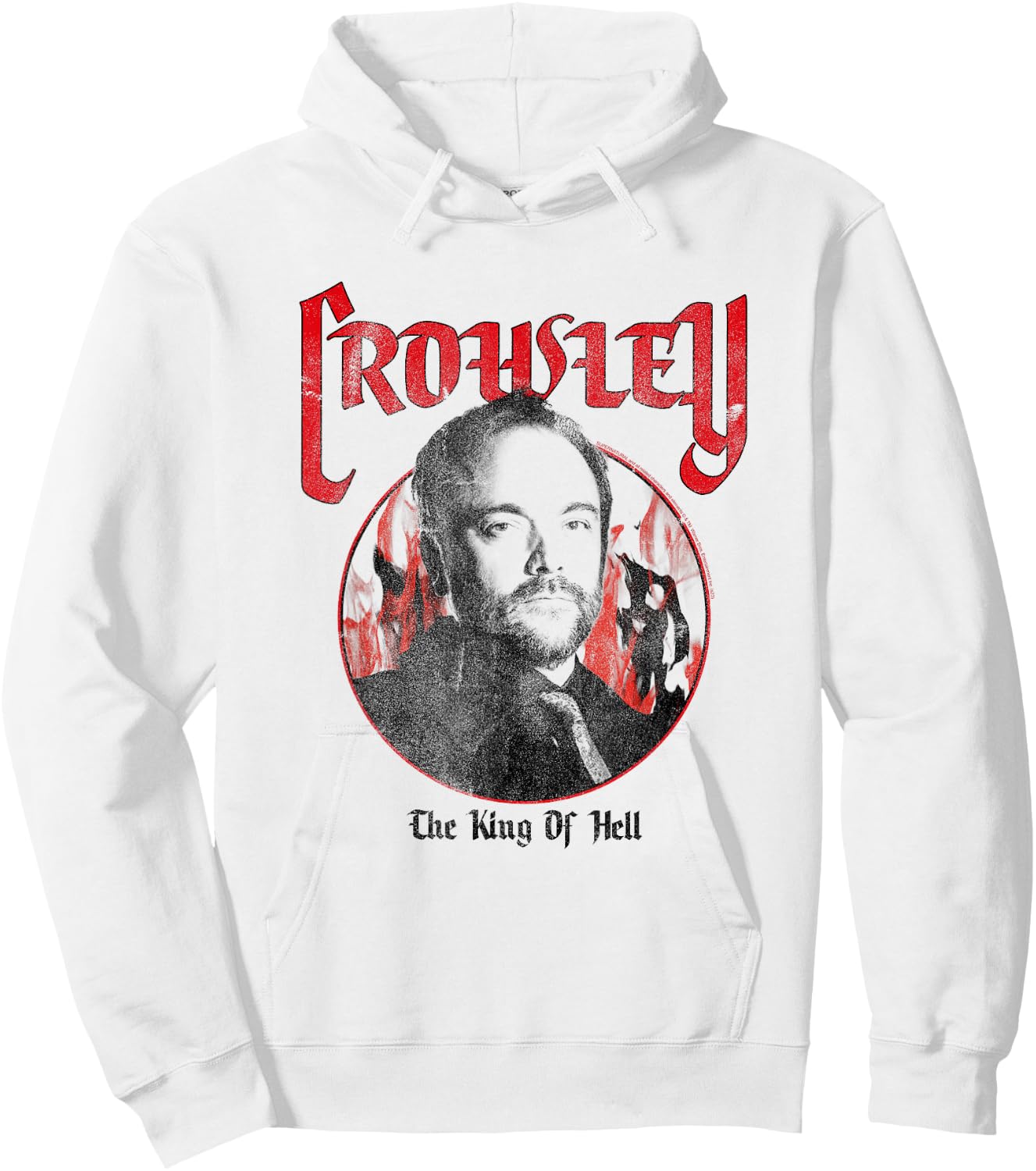 Supernatural Crowley King of Hell Hoodie - Hoodie | White