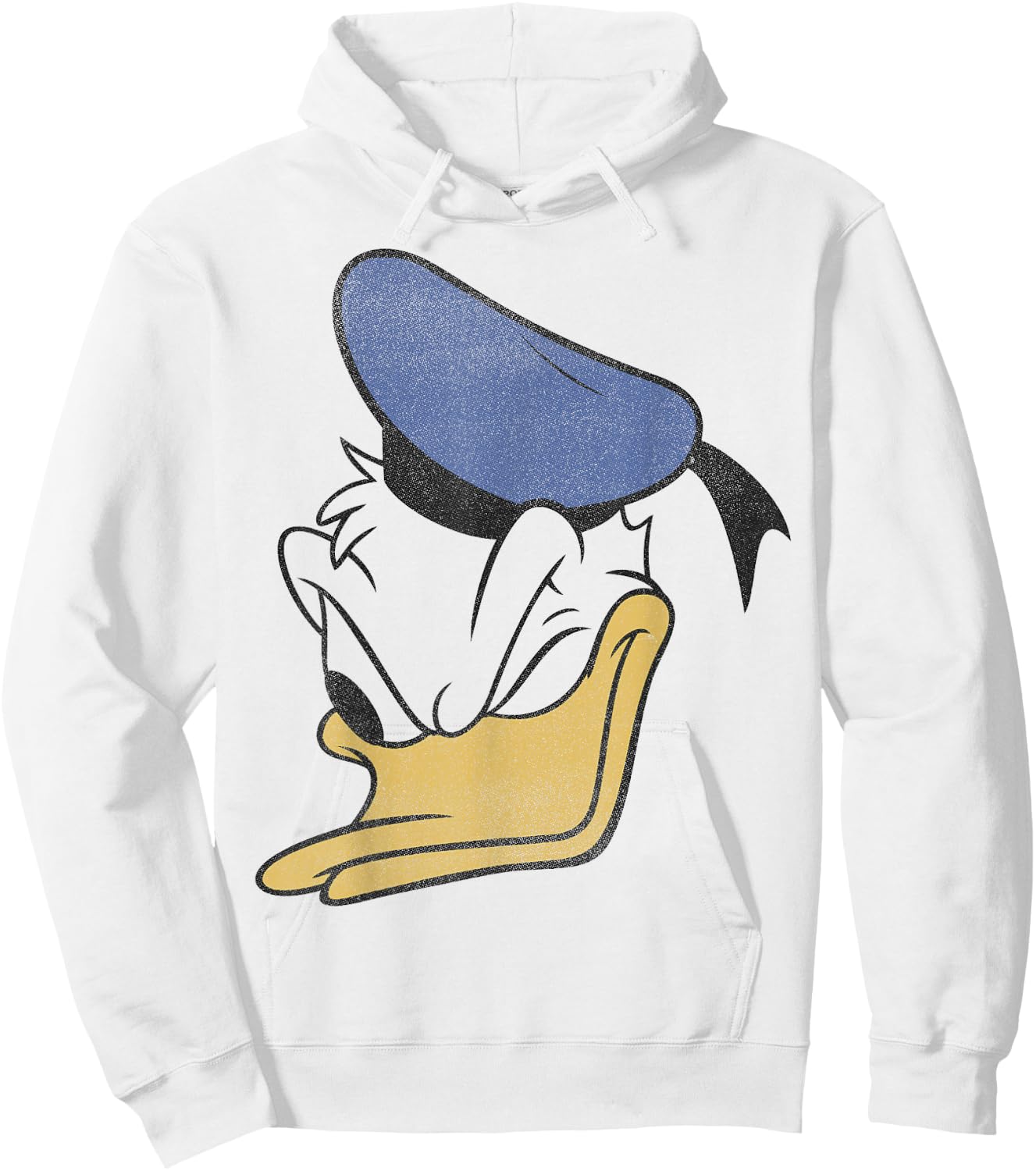 Disney Donald Duck Winking Face Portrait Hoodie - Hoodie | White