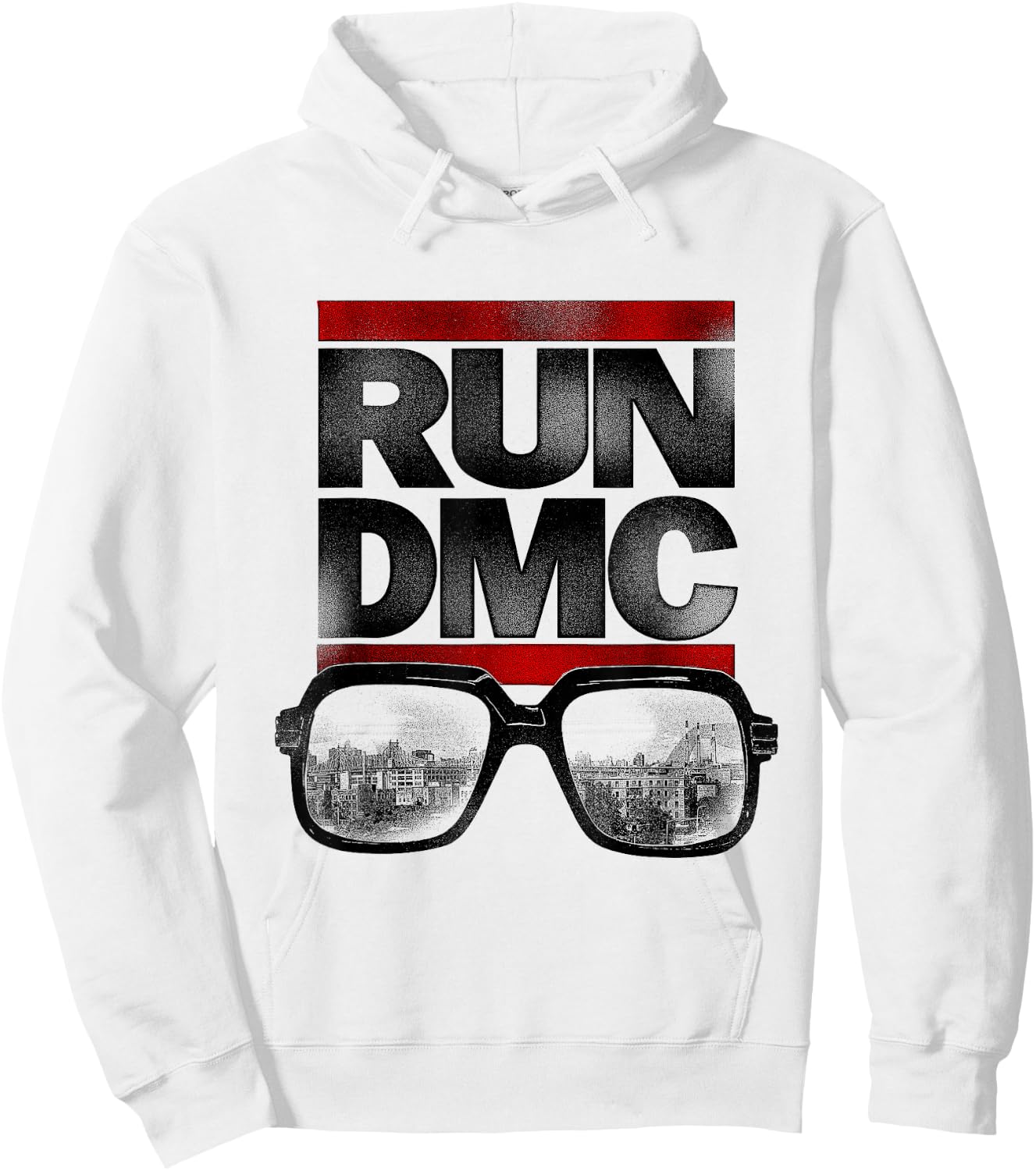 Run DMC Glasses Hoodie - Hoodie | White