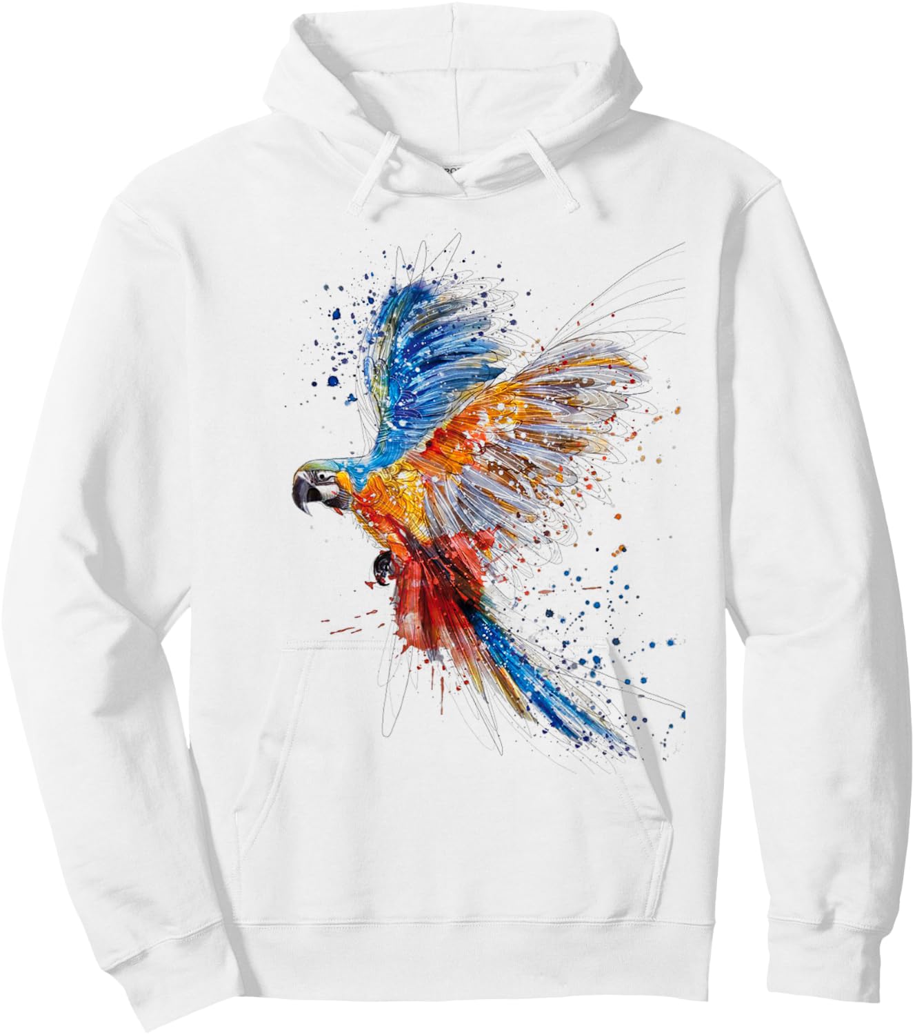 Parrot , Parrot for Kids, Parrot Girl, Parrot Lovers , White Hoodie - Hoodie | White