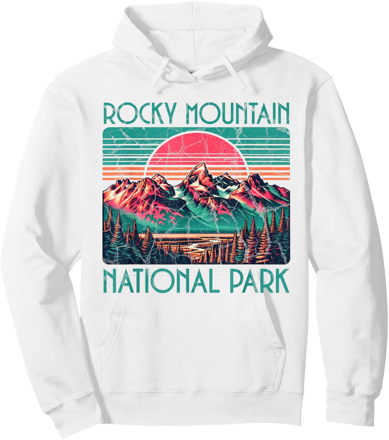 Rocky Mountain National Park Hoodie - Hoodie | White