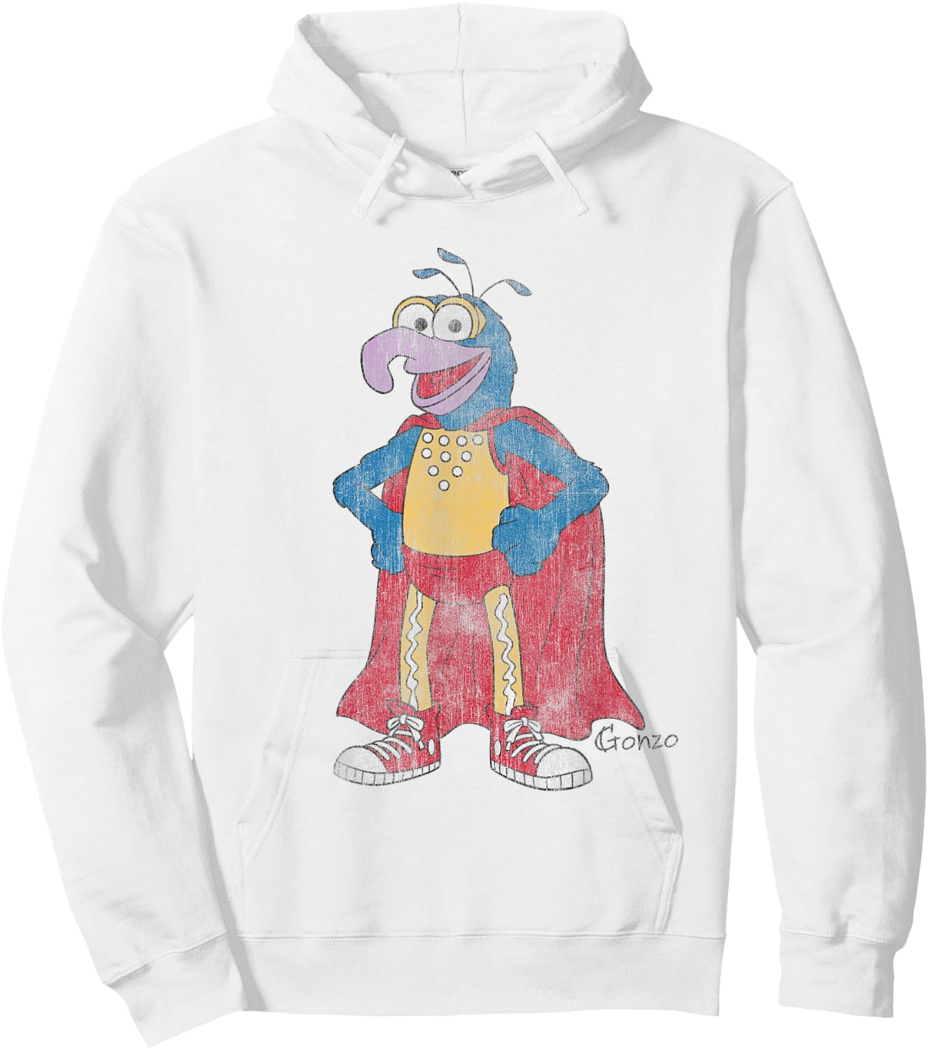 The Muppets Gonzo Classic , gray Hoodie - Hoodie | White