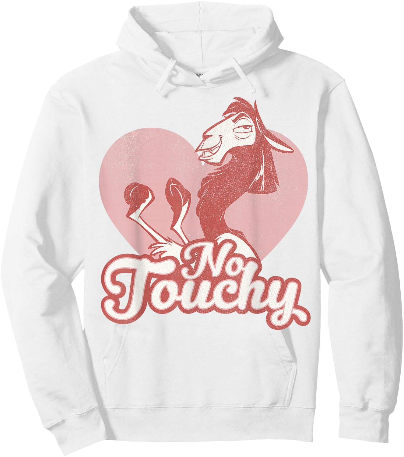 Disney The Emperor's New Groove Valentine's Day No Touchy Hoodie - Hoodie | White