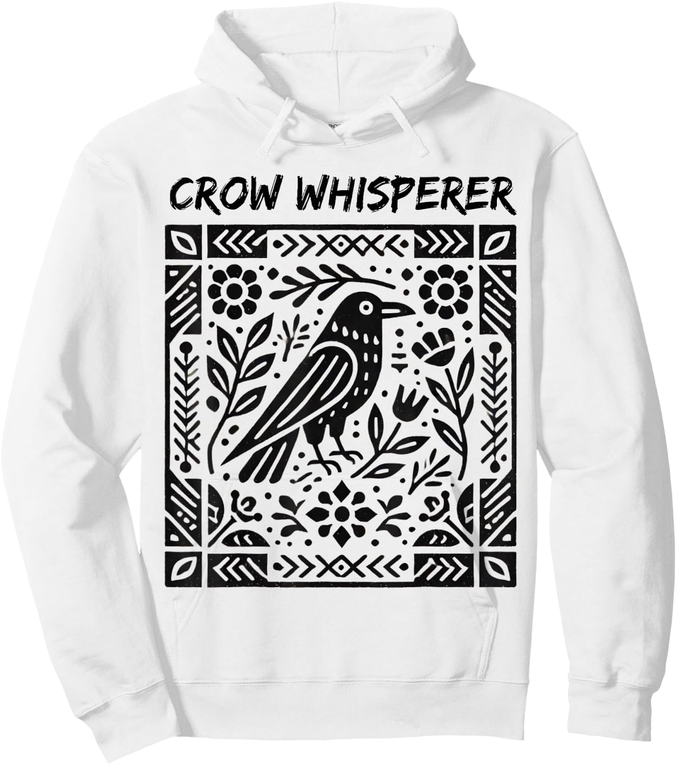 Halloween Crows Before Bros Funny soutient Votre Meurtre Local Hoodie - Hoodie | White