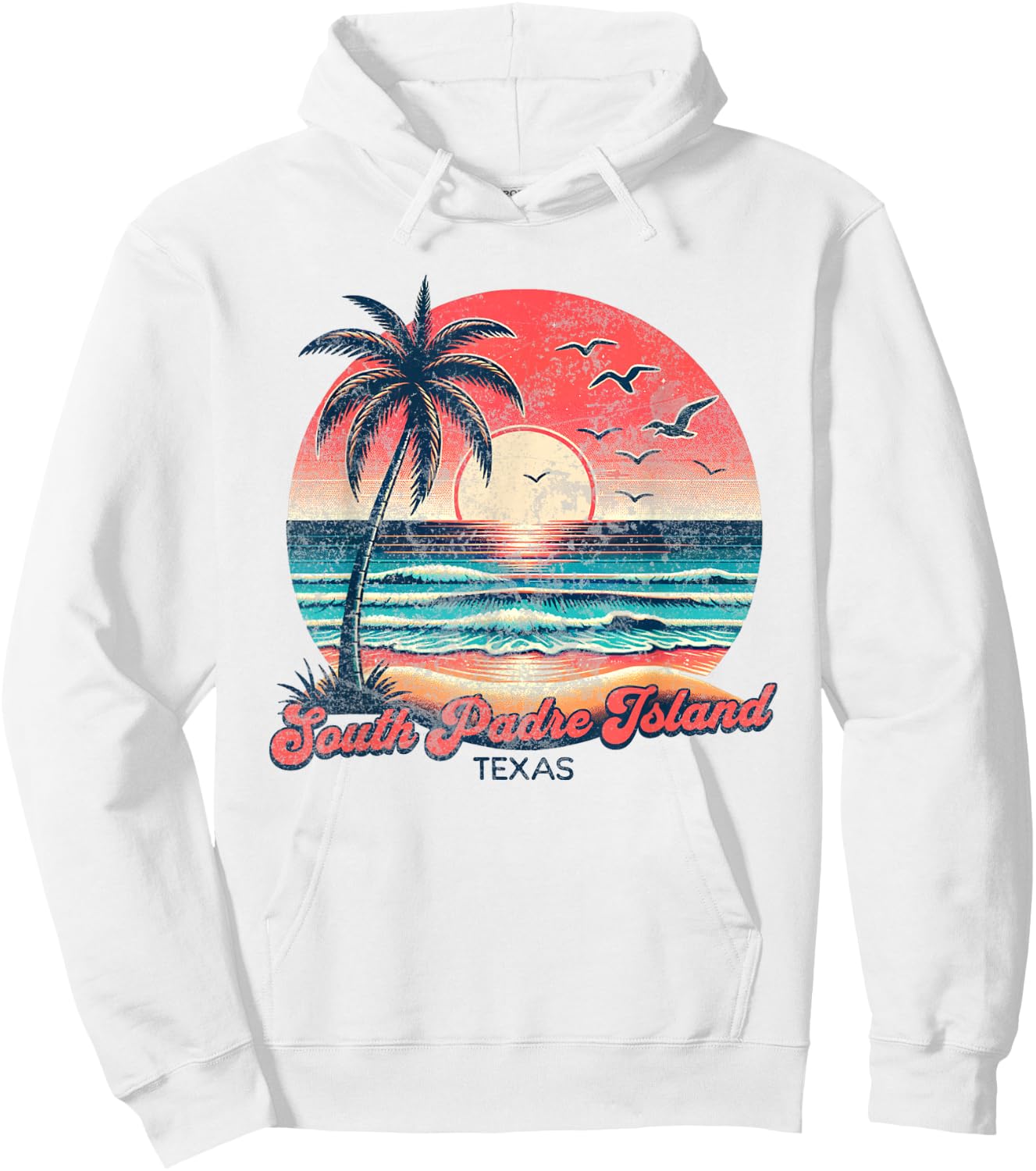 South Padre Island Hoodie - Hoodie | White