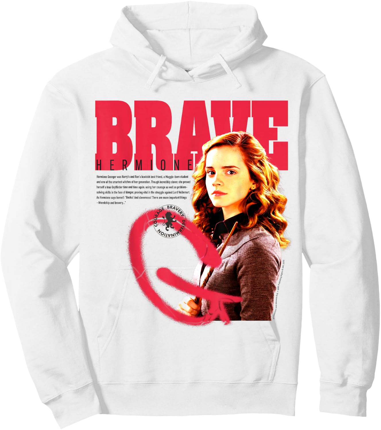 Harry Potter 2025 Brave Hermione Hoodie - Hoodie | White