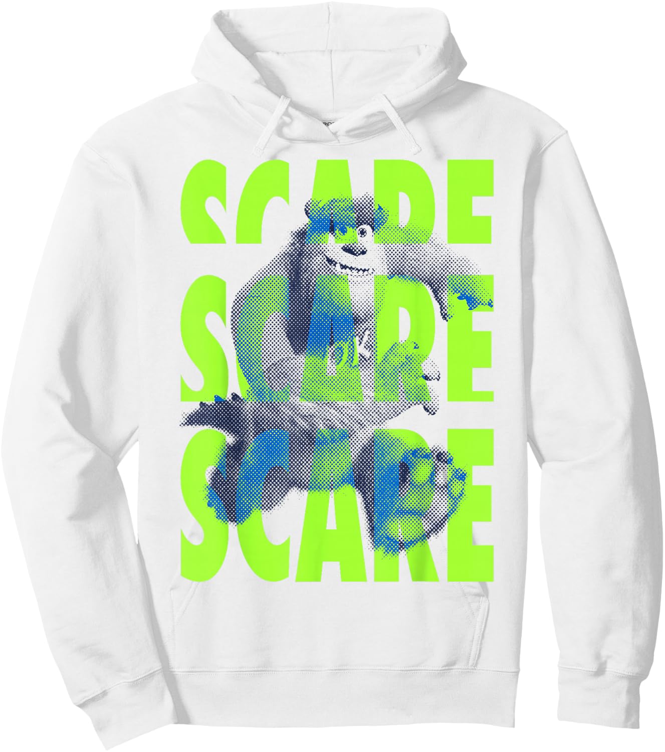 Disney Pixar Monsters University Sulley Run Scare Hoodie - Hoodie | White