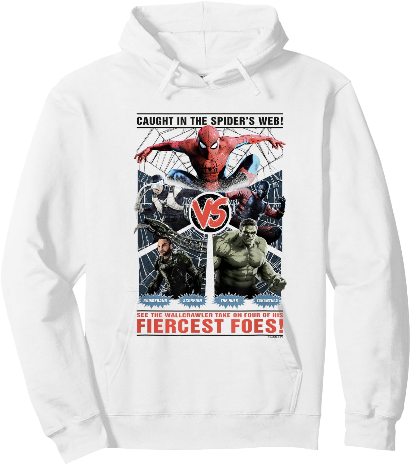 Marvel Spider-Man Day Spidey vs Fiercest Foes! Hoodie - Hoodie | White