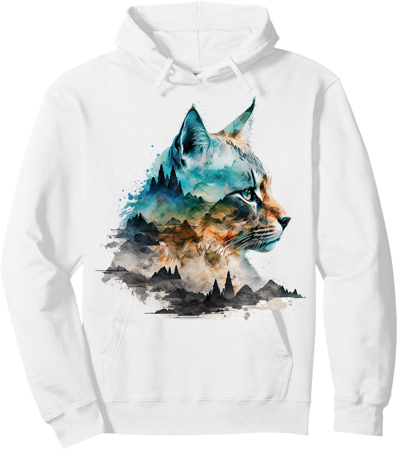 Cat Animal Lover Animal Cat Women Kids Hoodie - Hoodie | White