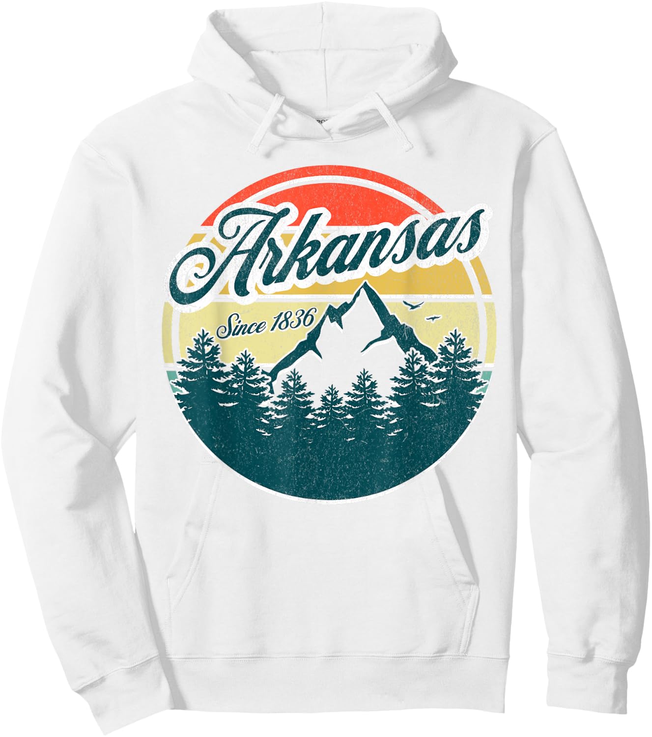 Arkansas Hoodie - Hoodie | White