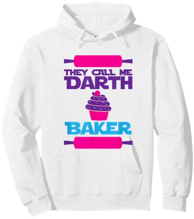 They Call Me Darth Baker Cute Baker Women Girls Hoodie - Hoodie | White