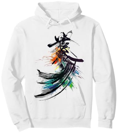 Anime Manga Pattern Abstract Drawing Art Flowers Anime , white, S Hoodie - Hoodie | White