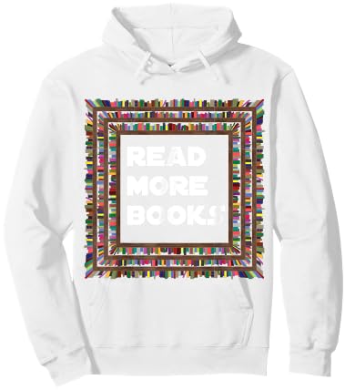 Read More Books Englisch Lehrer Schule Lesen Geschenk Hoodie - Hoodie | White
