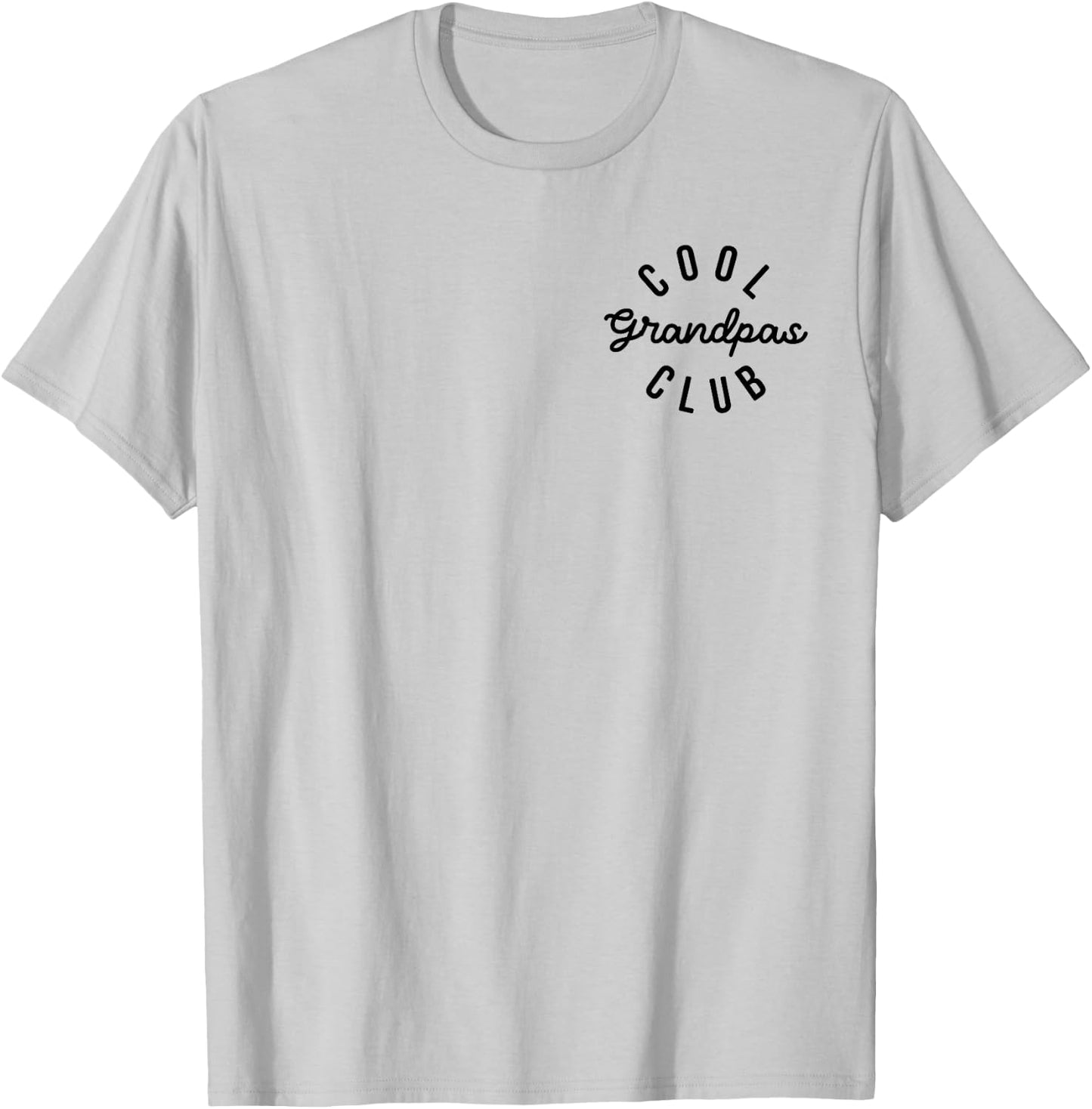 Cool Grandpas Club Father's Day New Grandfather Announcement T-Shirt - T-Shirt | Ash