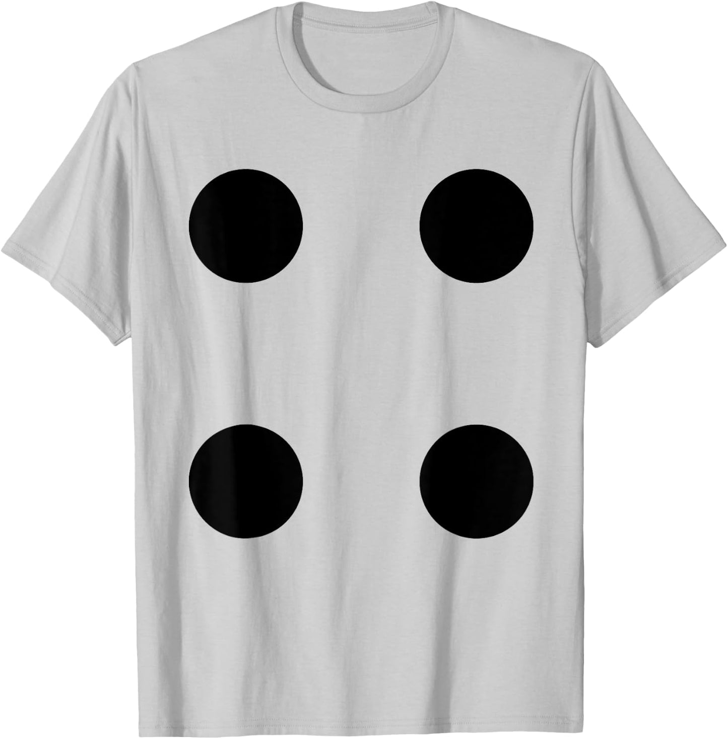 Human Dice Number 4 Group Matching Halloween Costume Family T-Shirt - T-Shirt | Ash
