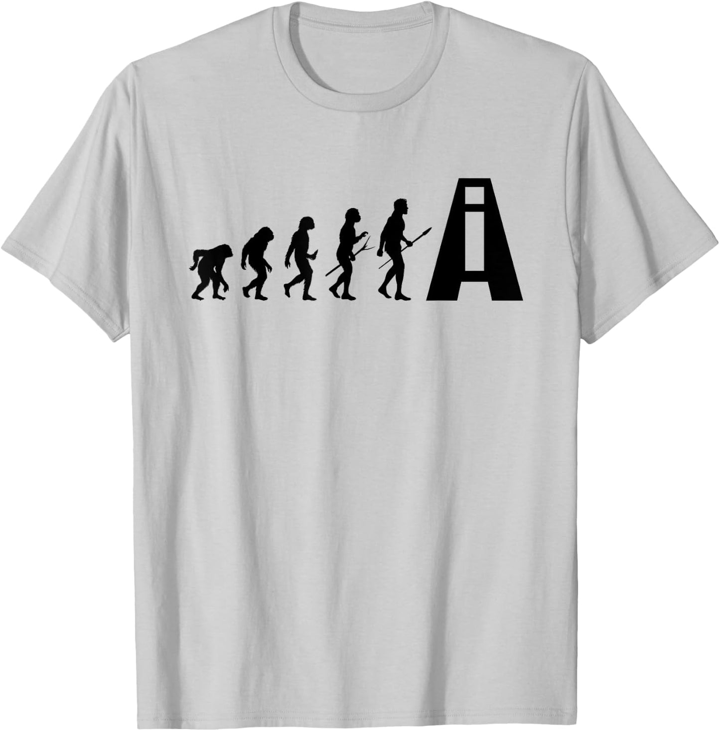 Artificial Intelligence Evolution Artificial Intelligence T-Shirt - T-Shirt | Ash