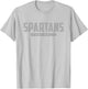 Glenn Hills Spartans Football T-Shirt - T-Shirt | Ash