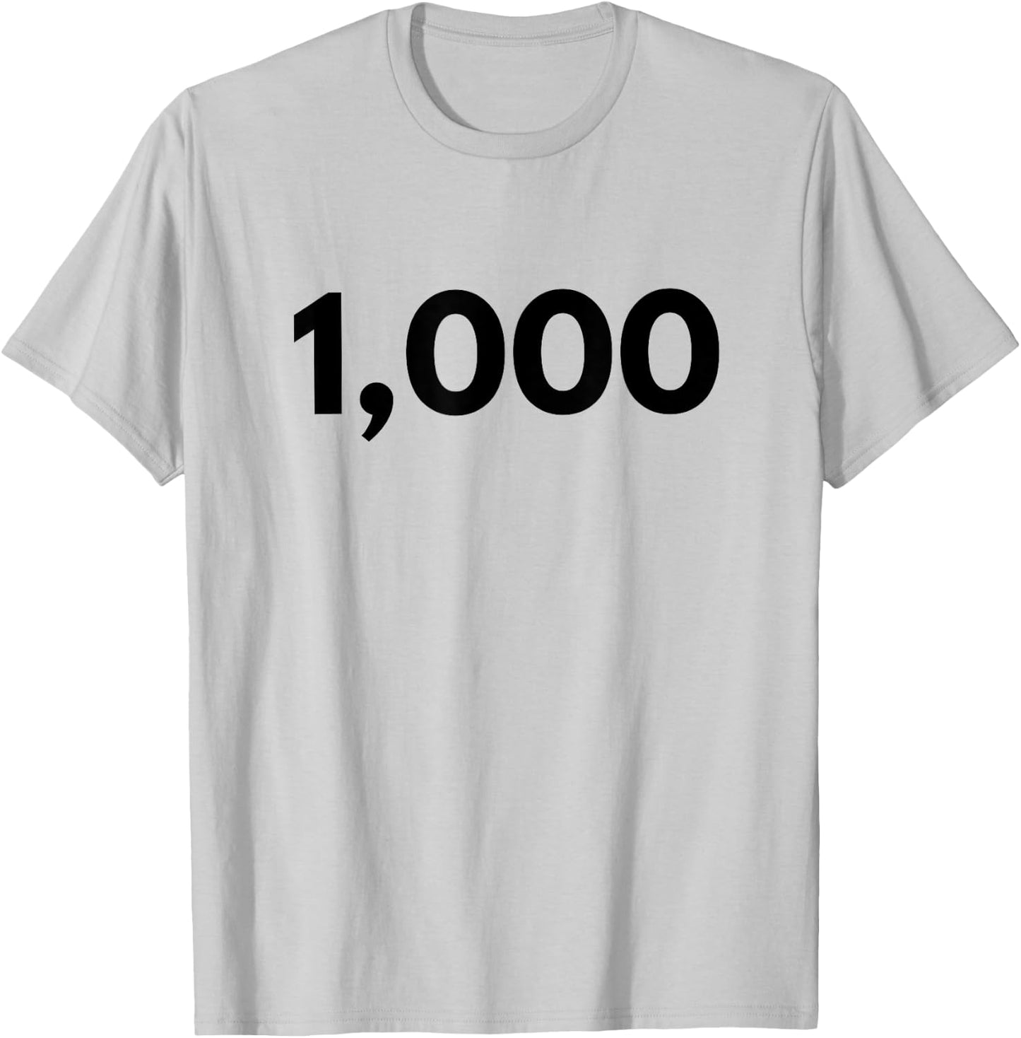 Number 1000 - Best One Thousand Year Old T-Shirt - T-Shirt | Ash