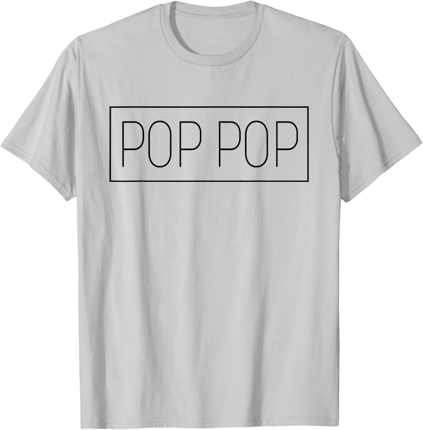 Retro Personalized Name Pop Pop Distressed Vintage T-Shirt - T-Shirt | Ash