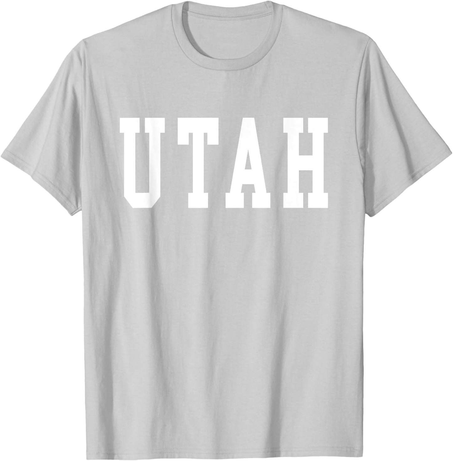 Vintage Utah Men Utah Women Retro UT Red Utah State Gift T-Shirt - T-Shirt | Ash