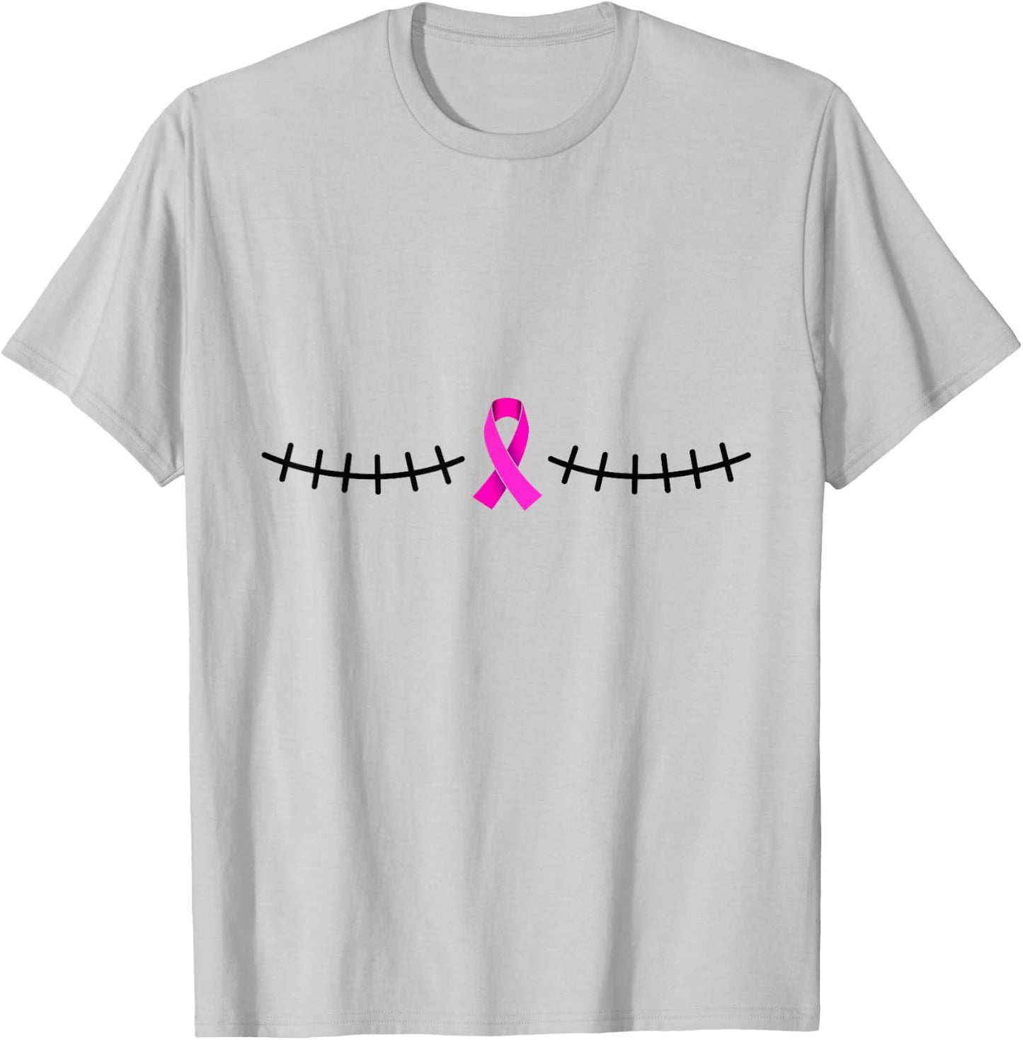 Double mastectomy scar breast cancer survivor T-Shirt - T-Shirt | Ash