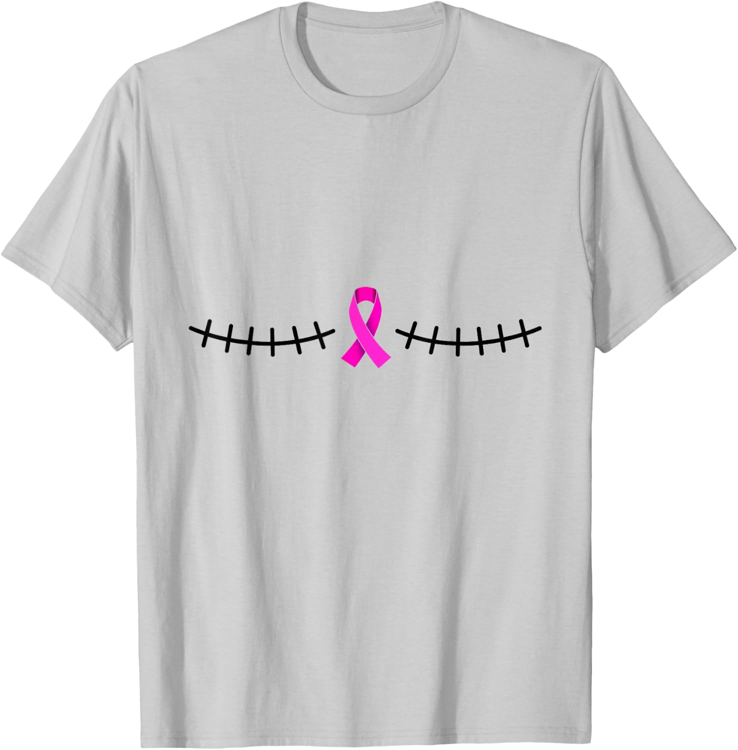 Double mastectomy scar breast cancer survivor T-Shirt - T-Shirt | Ash