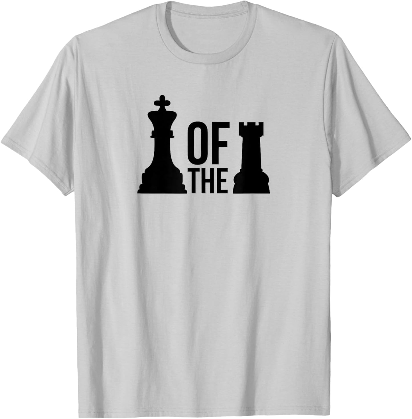 Funny King of the Castle Chess Piece Master Shirt Gift T-Shirt - T-Shirt | Ash