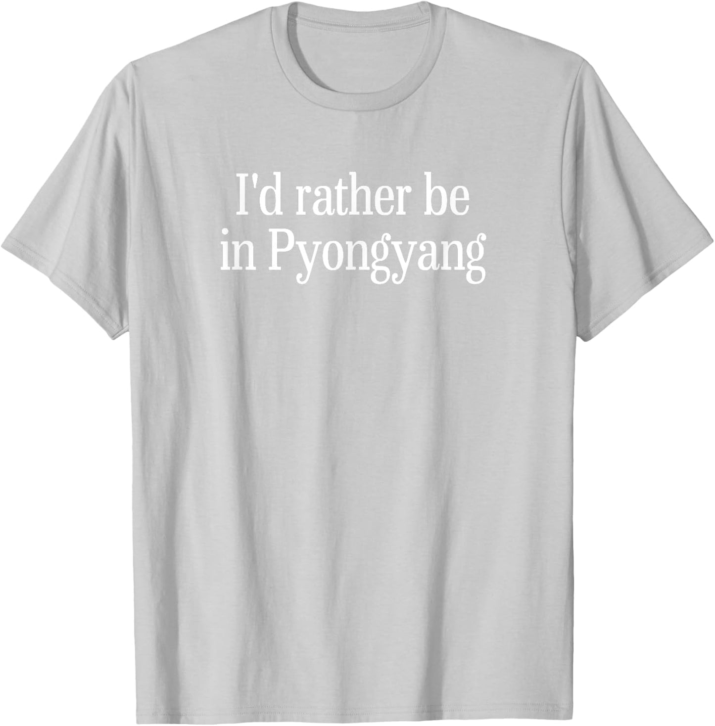 Pyongyang North Korea Aesthetic Funny Korean Meme T-Shirt - T-Shirt | Ash