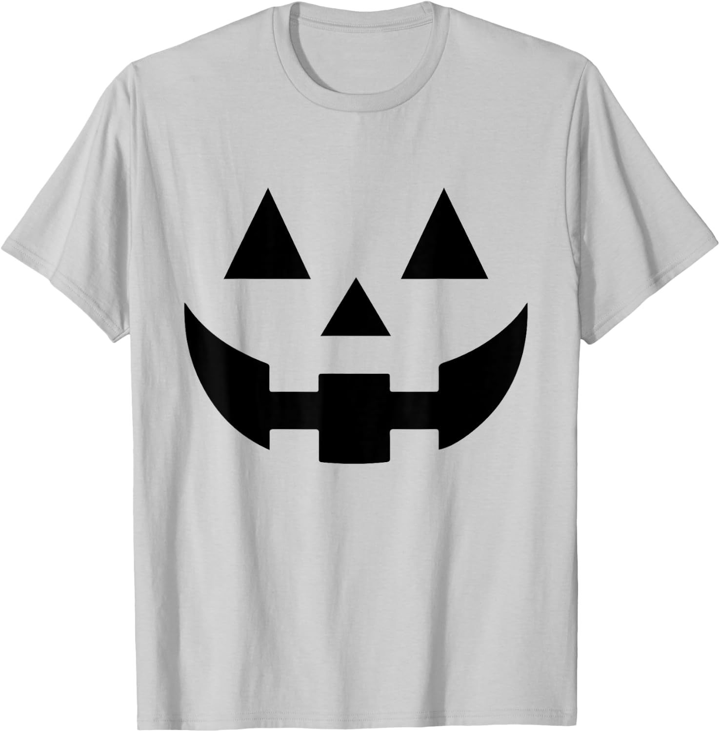 Vintage Pumpkin Face Jackolantern Jack O Lantern Halloween T-Shirt - T-Shirt | Ash