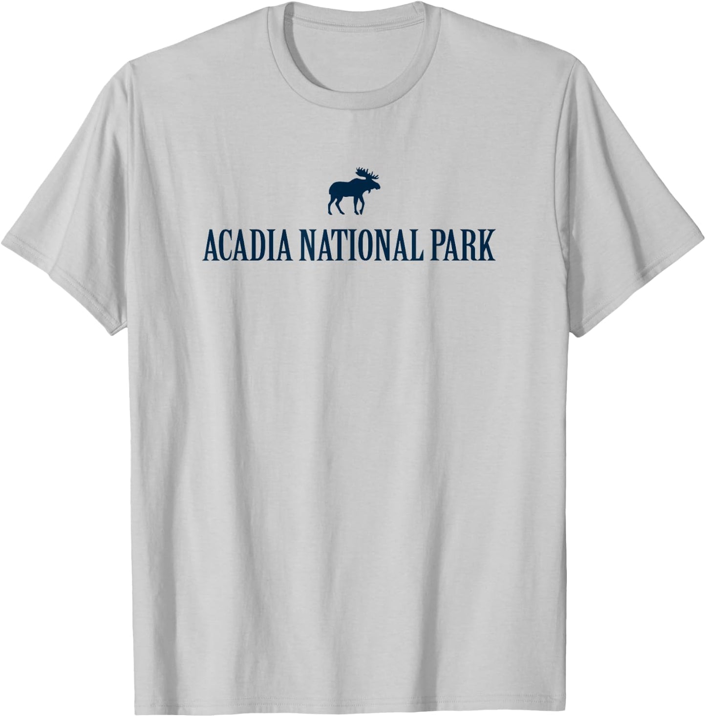 Acadia National Park Moose Maine Kids Hiking T-Shirt - T-Shirt | Ash