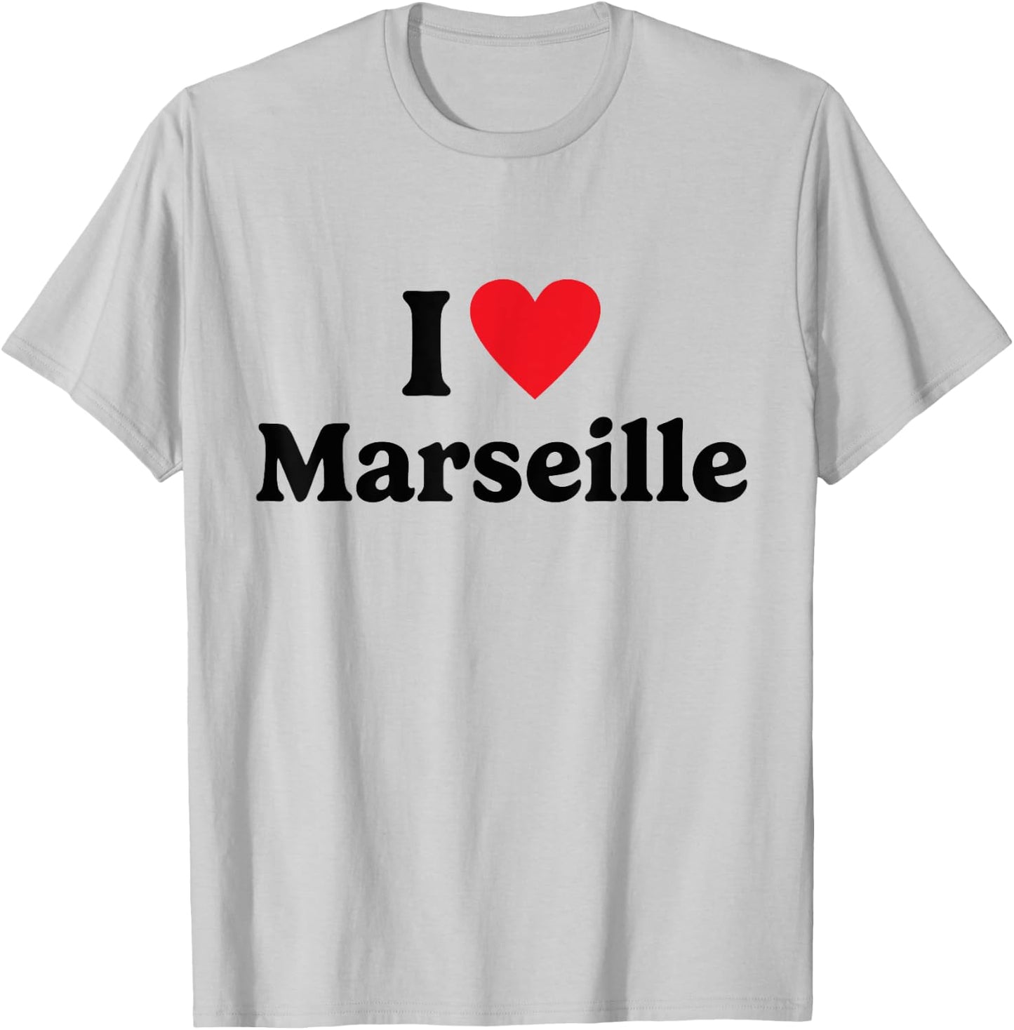 I love Marseille , white, S T-Shirt - T-Shirt | Ash