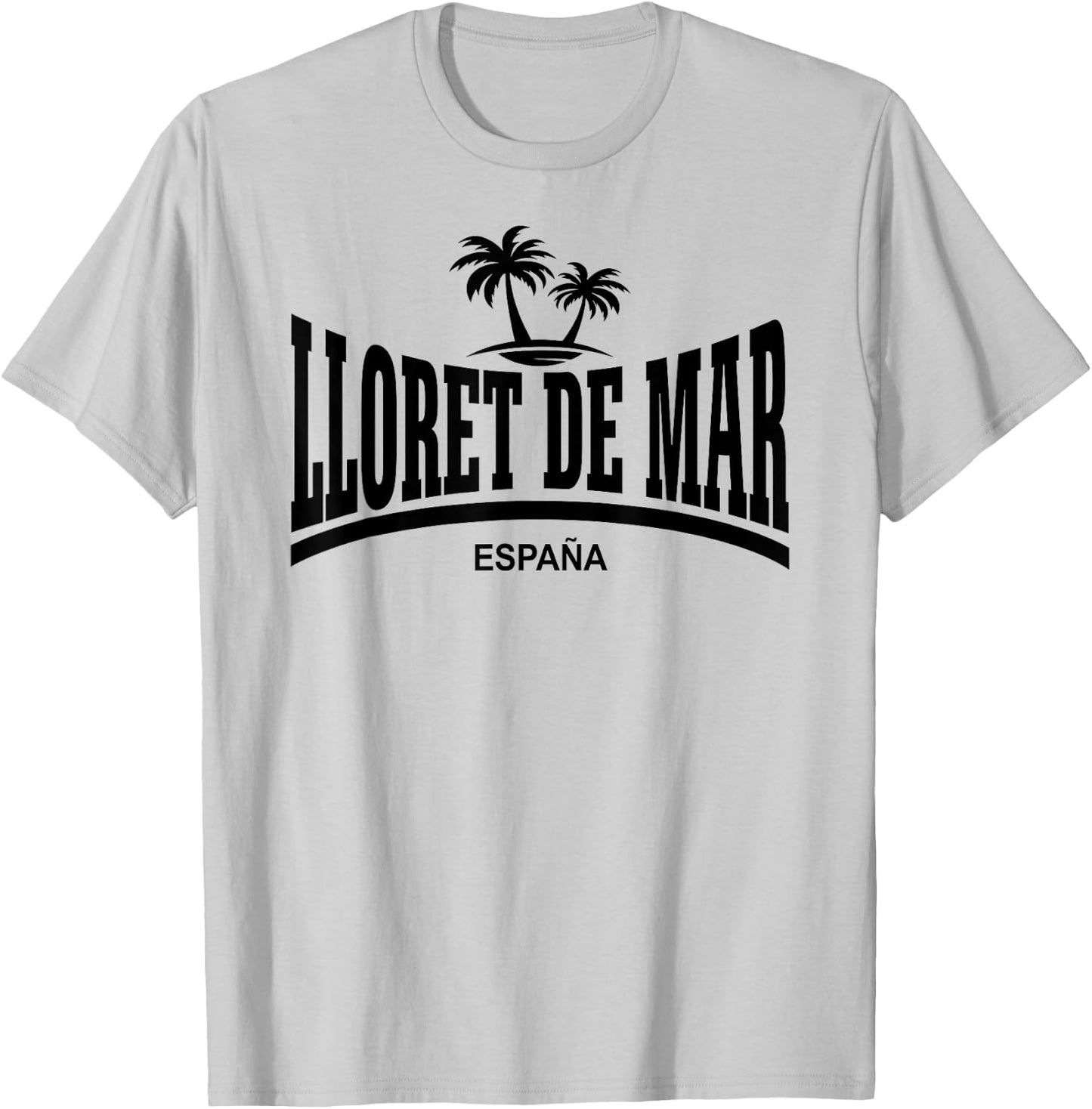 Lloret De Mar - Espana + Palmiers T-Shirt - T-Shirt | Ash