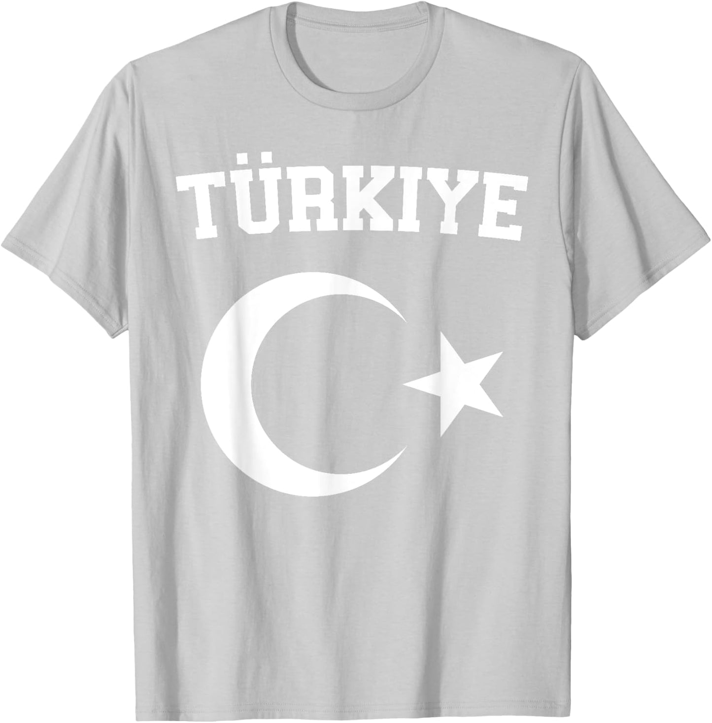 Turkish Flag Türkiye Bayragi Crescent Moon and Star Turkey , Red, S T-Shirt - T-Shirt | Ash