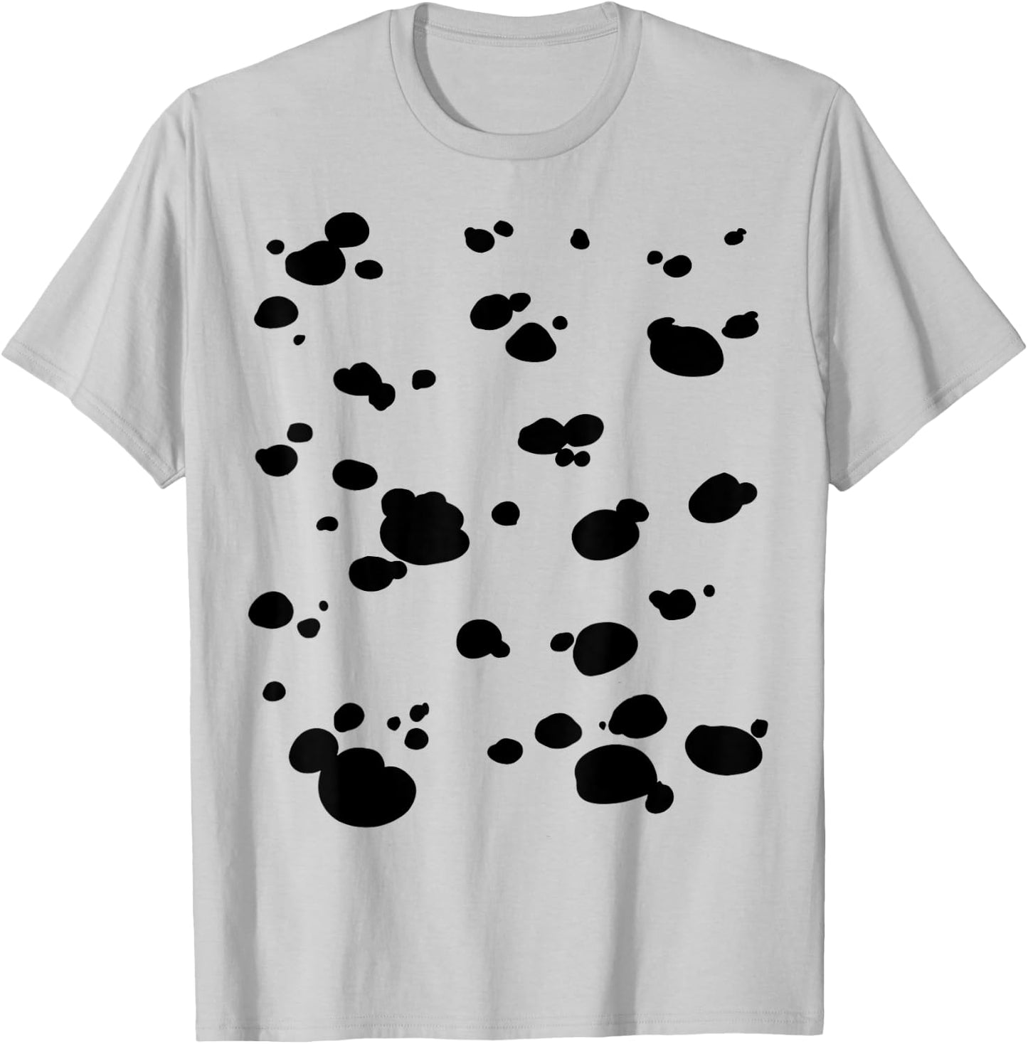 Dalmatian Dog Pattern Funny Halloween Costume T-Shirt - T-Shirt | Ash