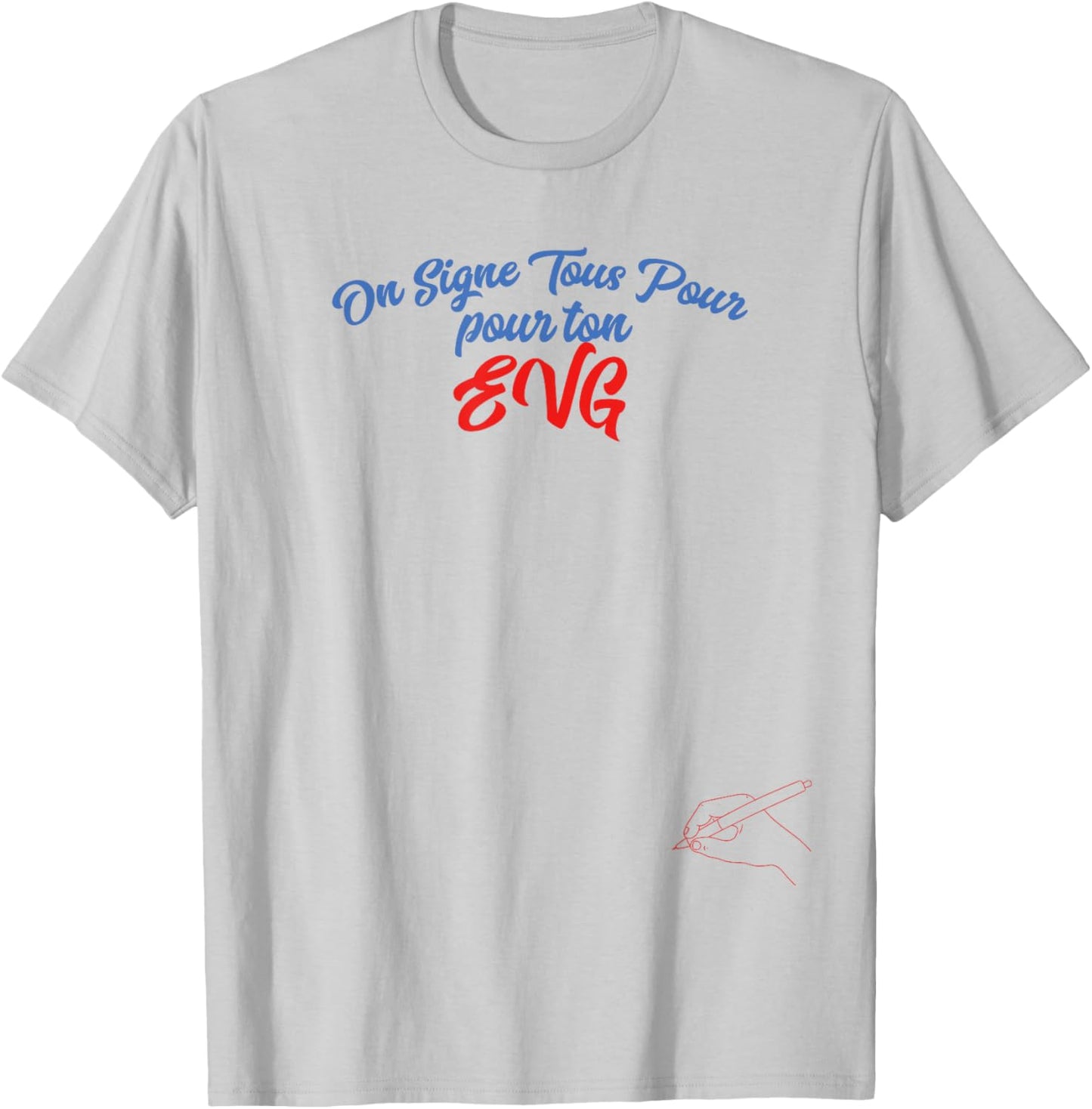 We all sign for your EVG guest book future groom gift , white, S T-Shirt - T-Shirt | Ash