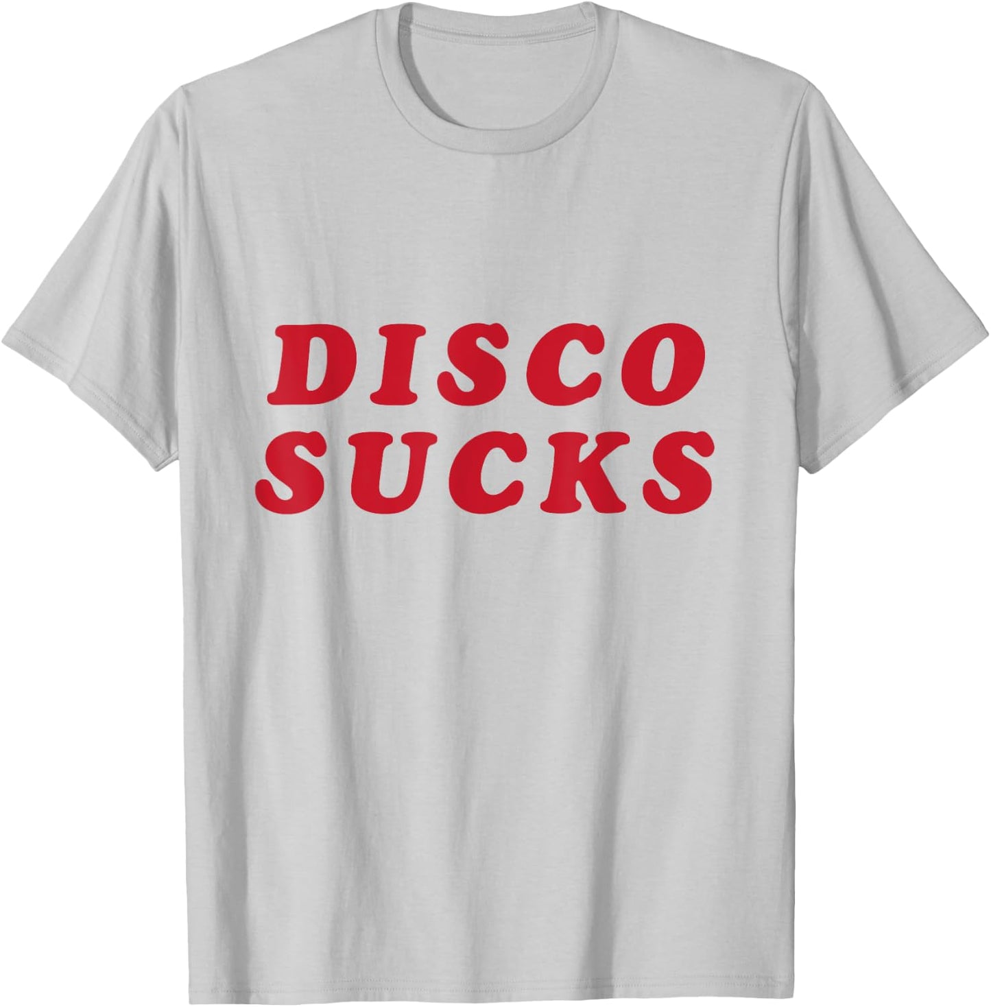 Retro Disco Sucks T Shirt for Vintage 70s Nostalgia fan T-Shirt - T-Shirt | Ash