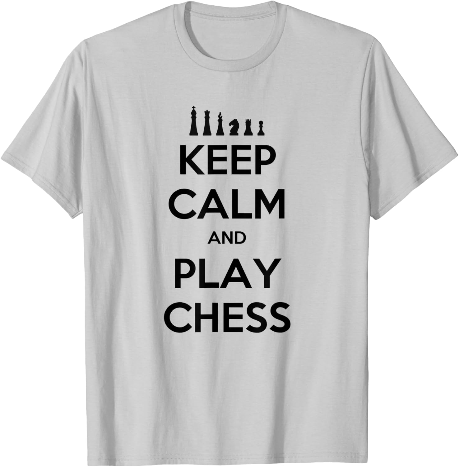 Keep Calm And Play Chess Chessmaster Master Gift T-Shirt - T-Shirt | Ash