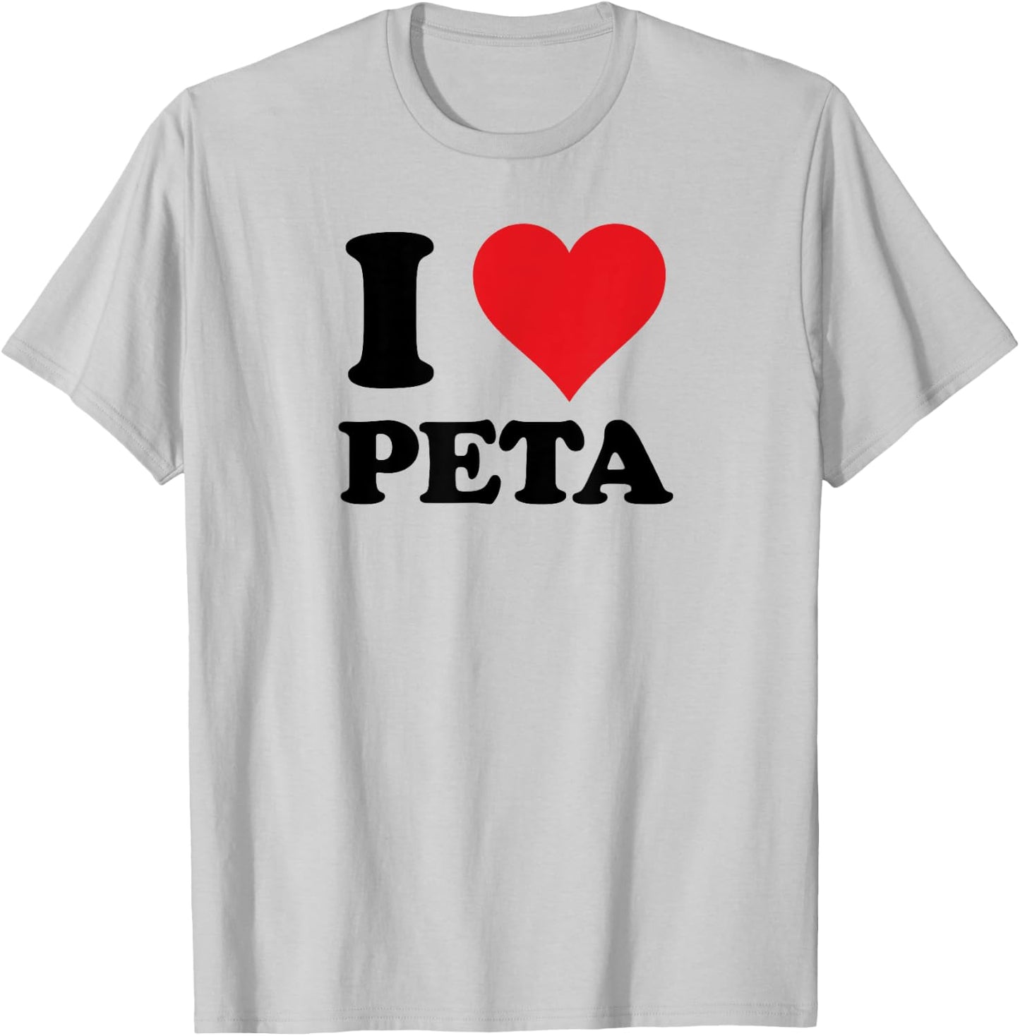 I Heart Peta First Name I Love Custom Stuff T-Shirt - T-Shirt | Ash