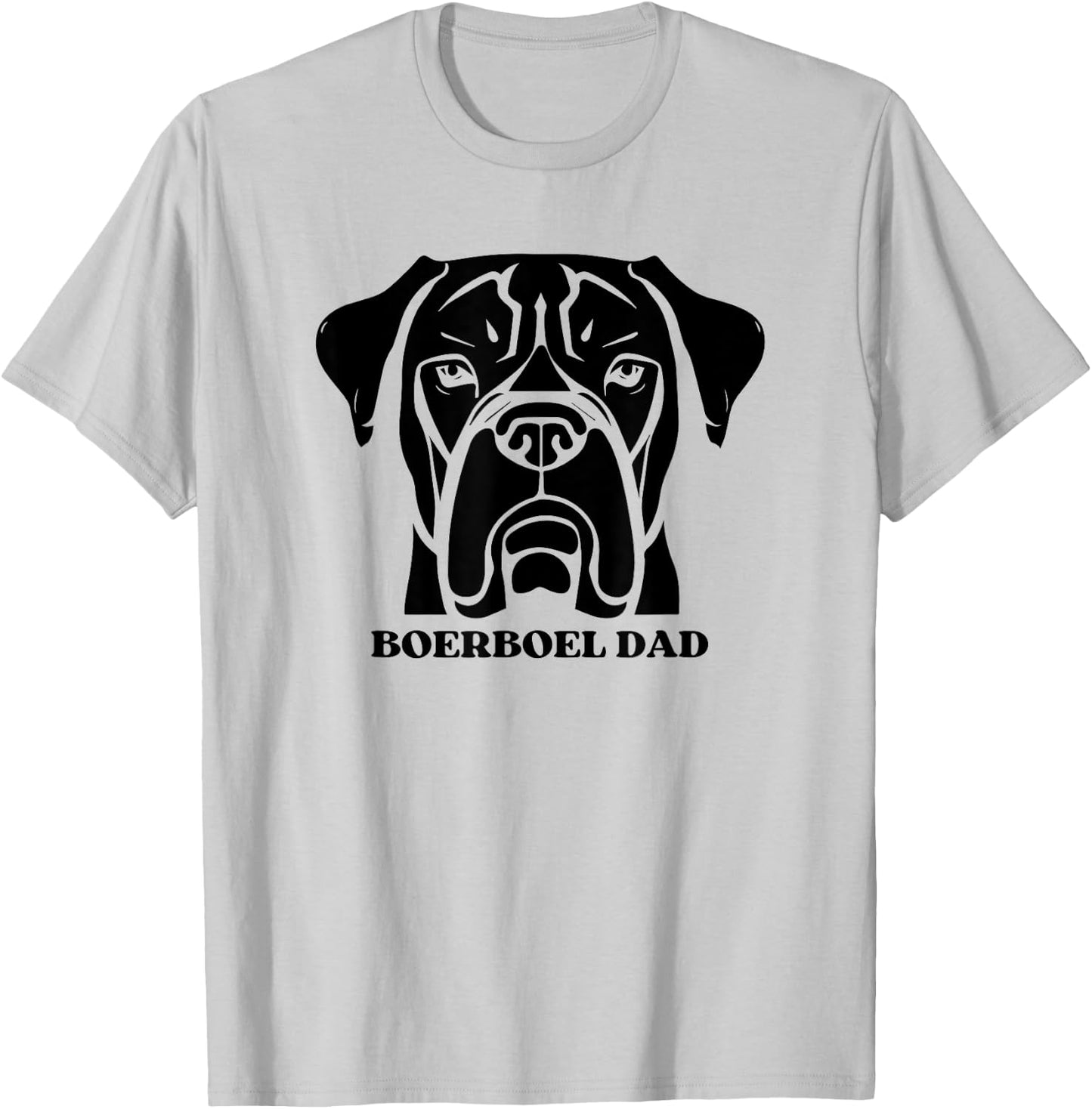 Boerboel Dad Dog Lovers T-Shirt - T-Shirt | Ash