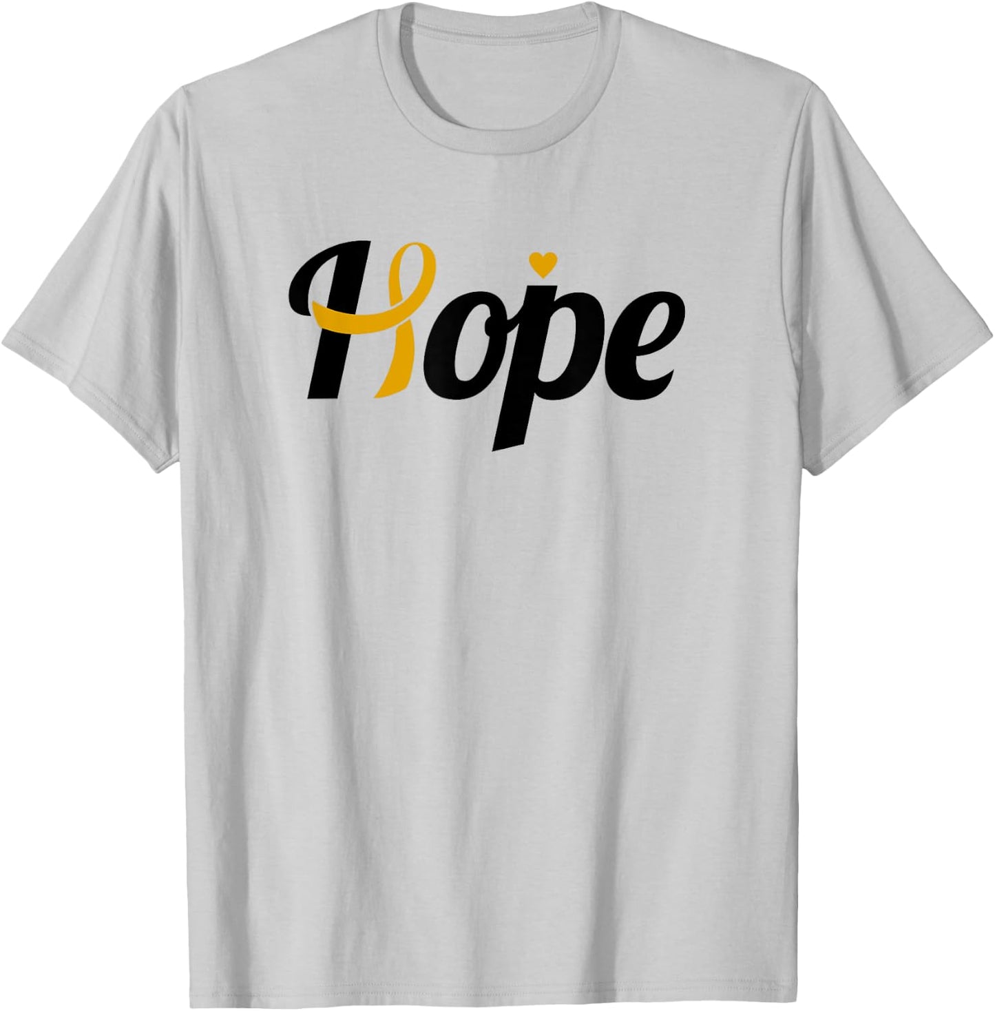 Hope - Childhood Cancer Support Shirt For Childhood Cancer T-Shirt - T-Shirt | Ash