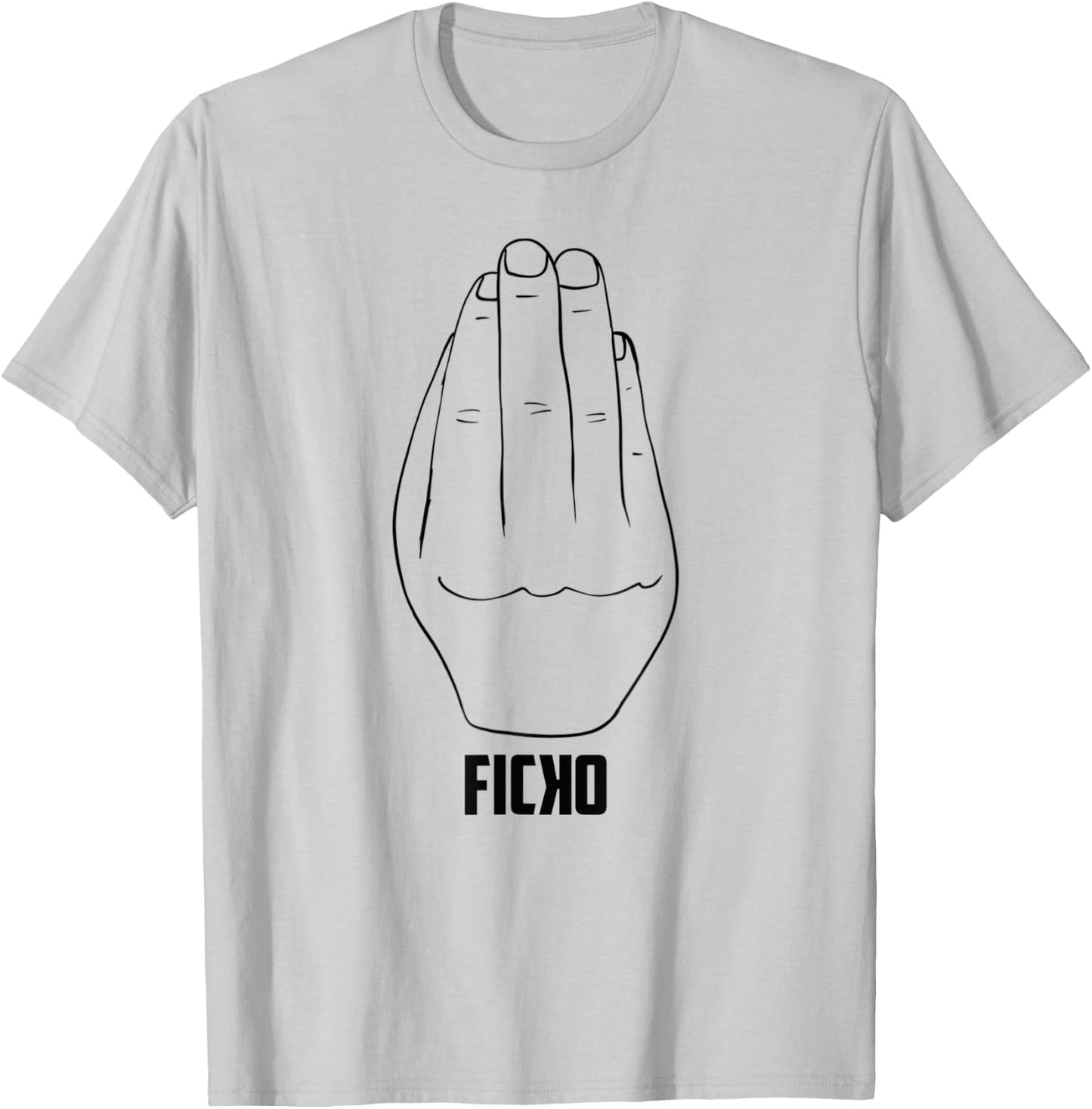 Ficko T-Shirt - T-Shirt | Ash