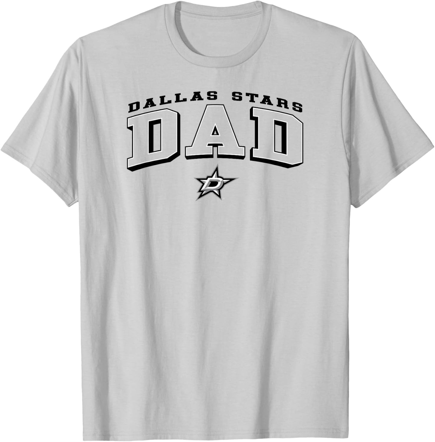 Dallas Stars Dad Arch Green NHL Officially Licensed T-Shirt - T-Shirt | Ash