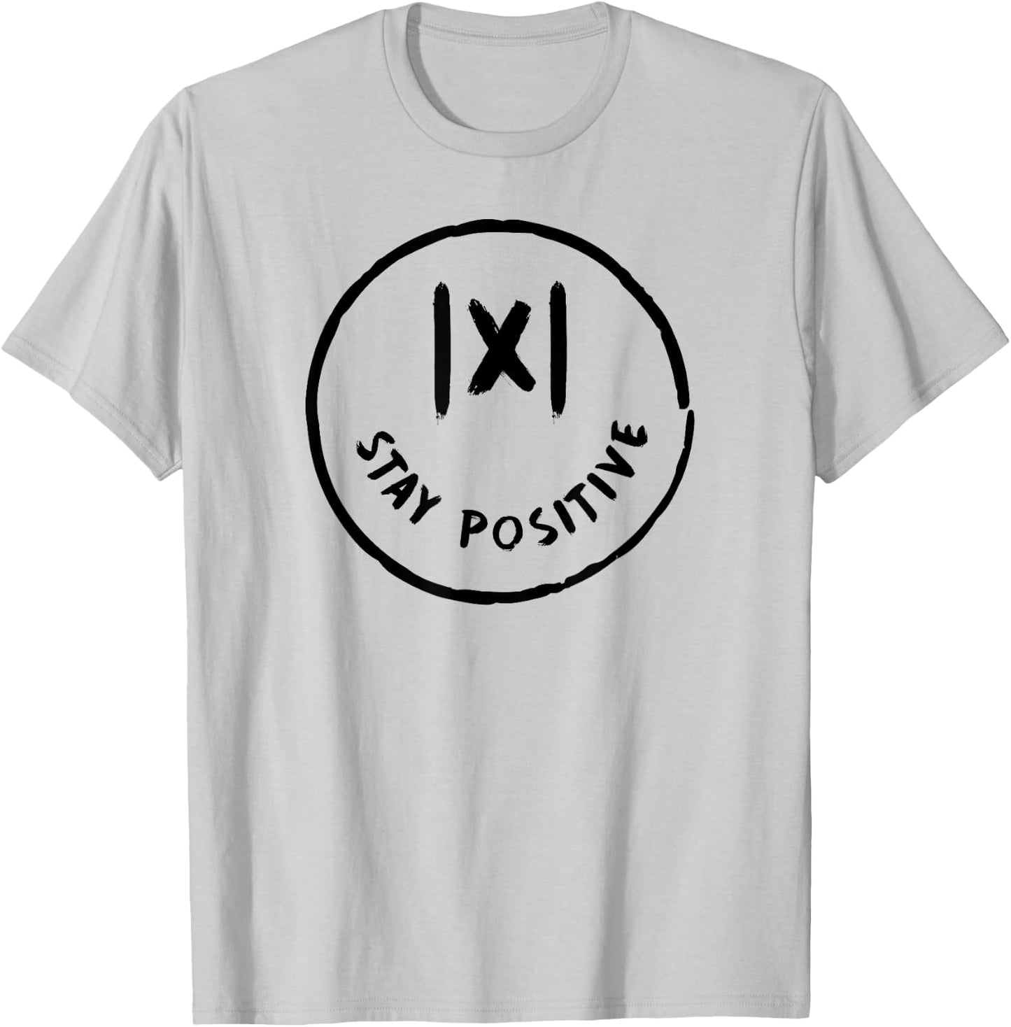 Math Positive X Funny Math T-Shirt - T-Shirt | Ash